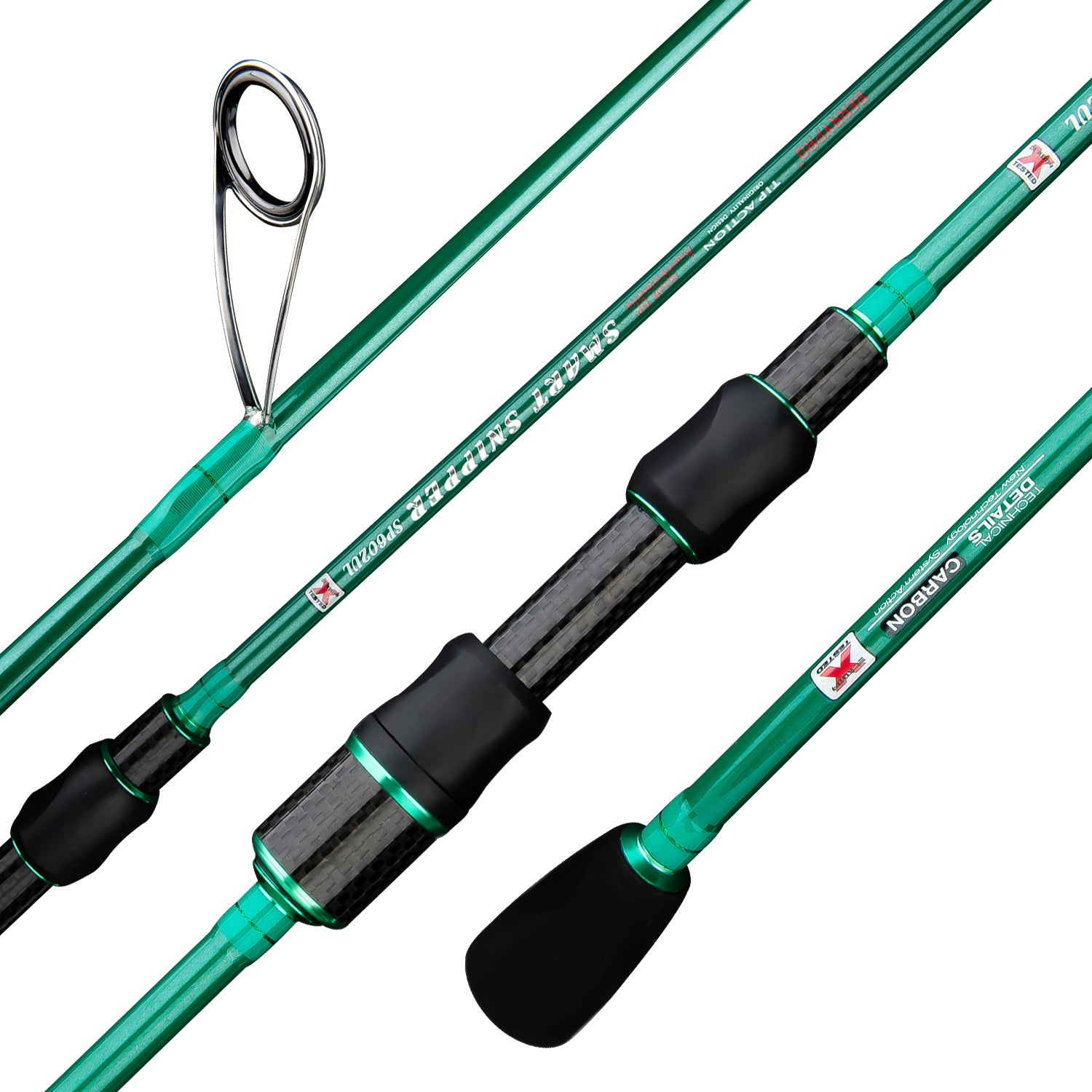 BERRYPRO Ultralight Spinning Fishing Rod, Travel Spinning Rod with Sol –  berrypro fishing