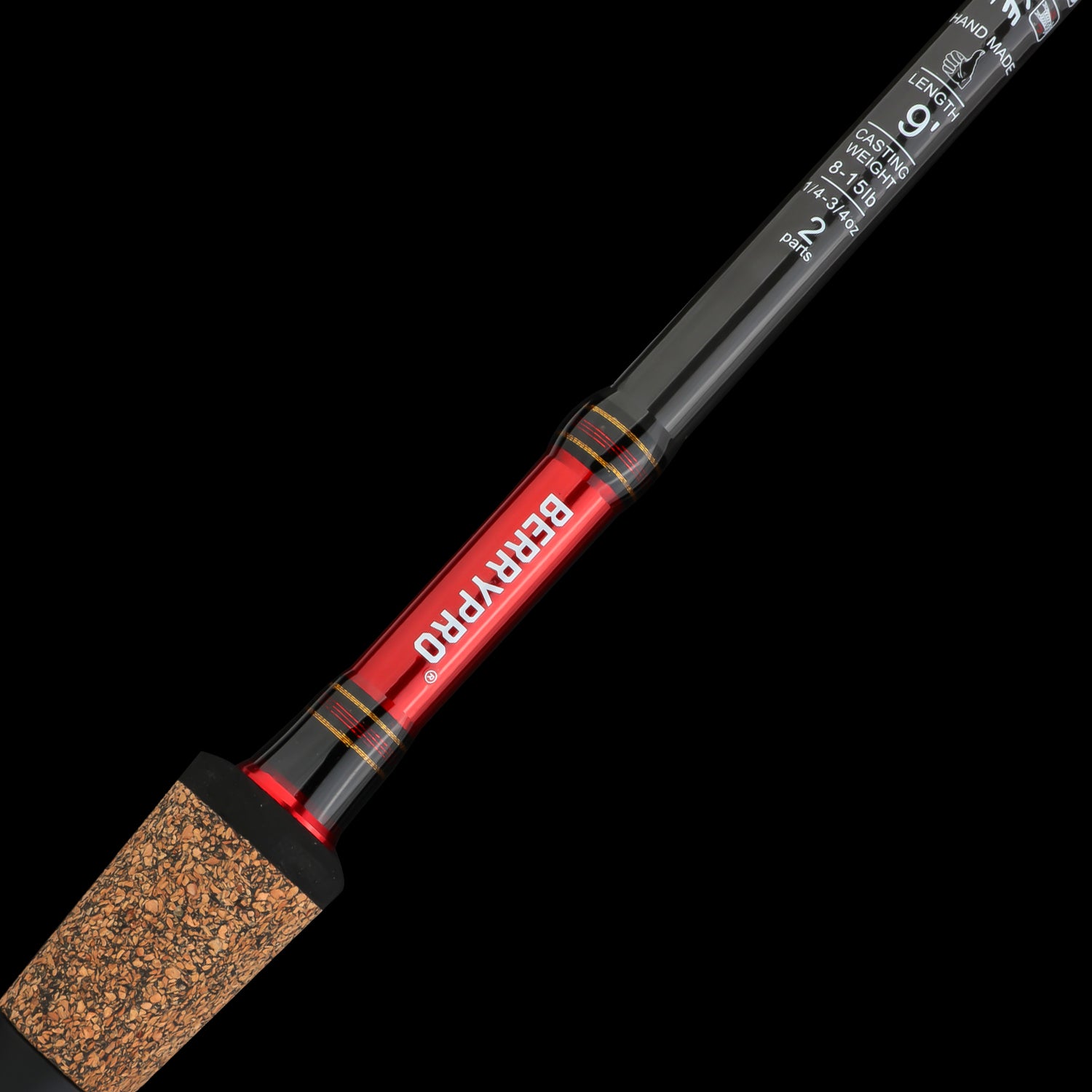  BERRYPRO Salmon & Steelhead Spinning Rod IM8 Carbon Walleye Fishing  Rod (8'6''/9'/9'6''/10'/10'6'') (10') : Sports & Outdoors